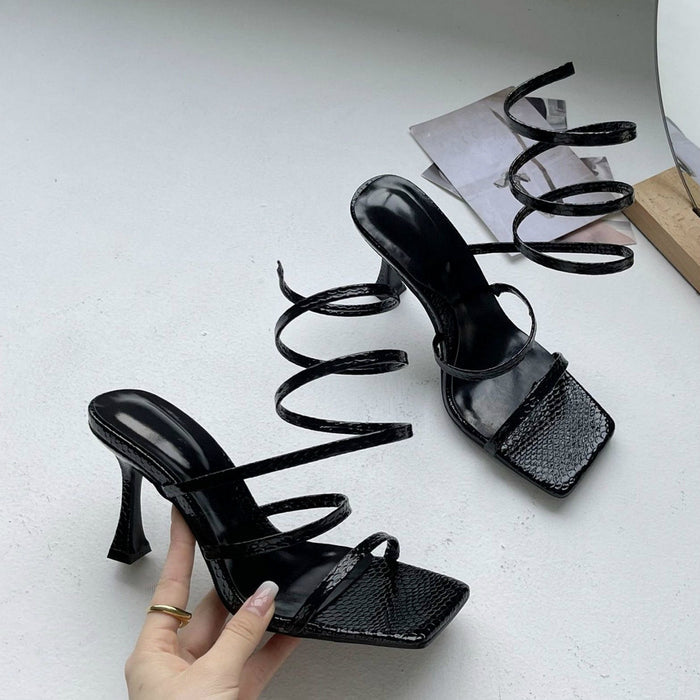 Women's Pump Gold High Heels Sandals Thin Low Heel