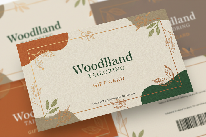 Woodland Tailoring Gift Card