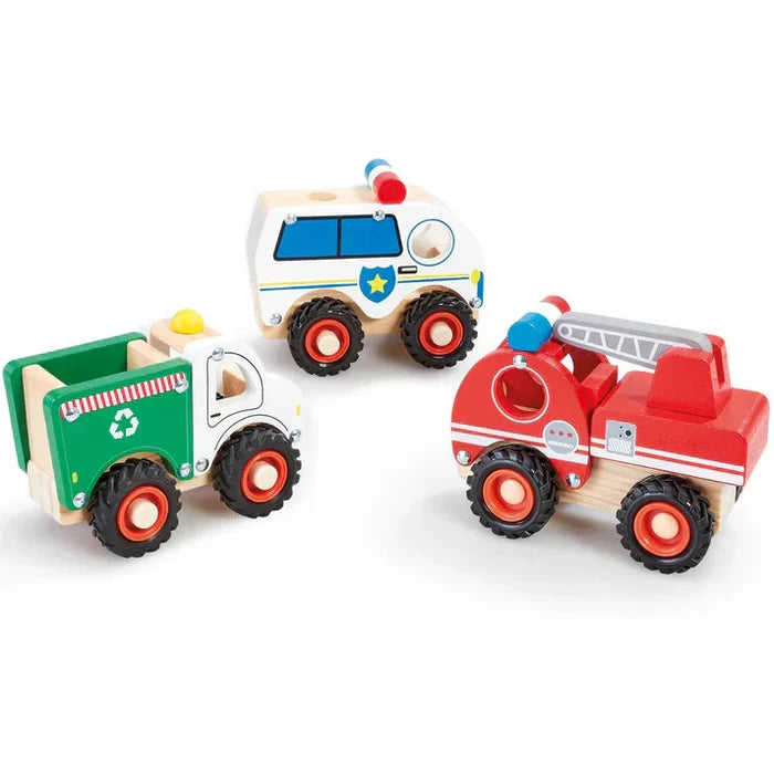 Woodlets Chunky Wooden Vehicles Toys Assortment