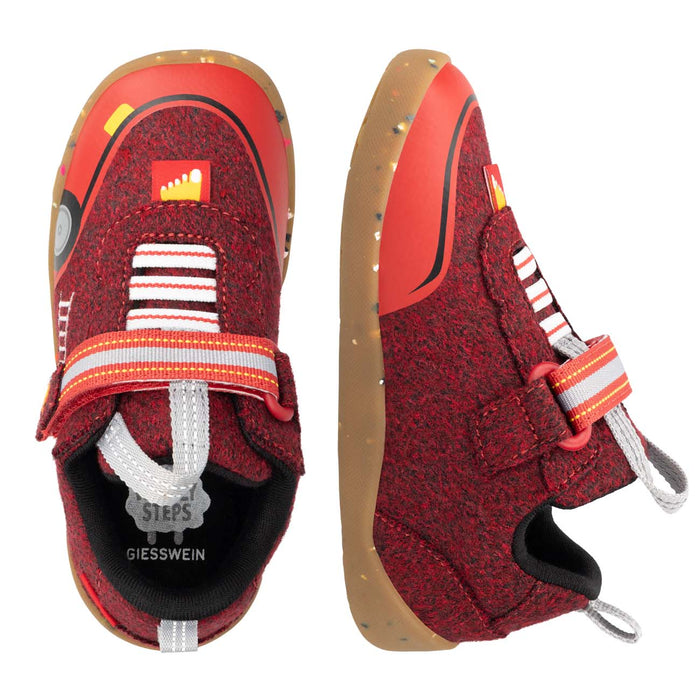 Giesswein WS Barfußschuh Feuerwehr - flame red 343
