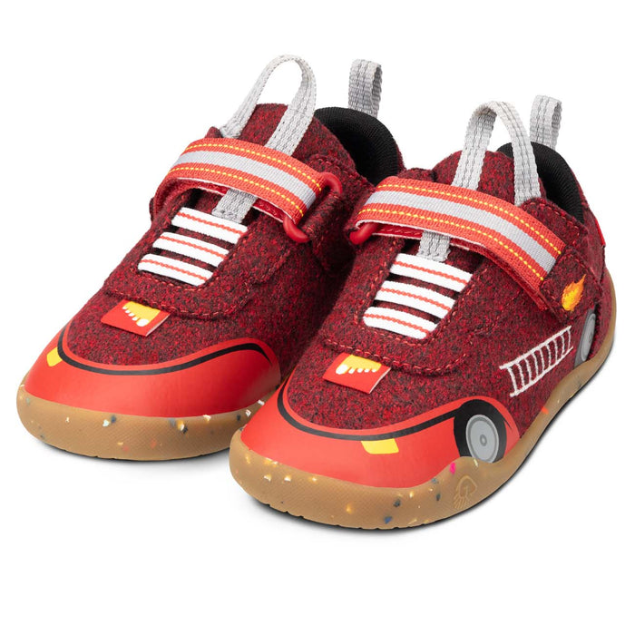 Giesswein WS Barfußschuh Feuerwehr - flame red 343