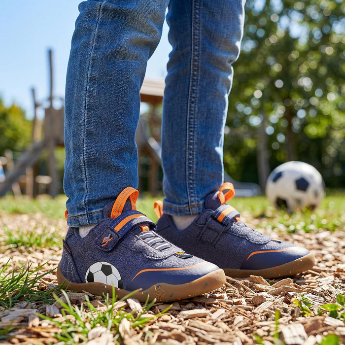 Giesswein WS Barfußschuh Fußball - ocean blue 540