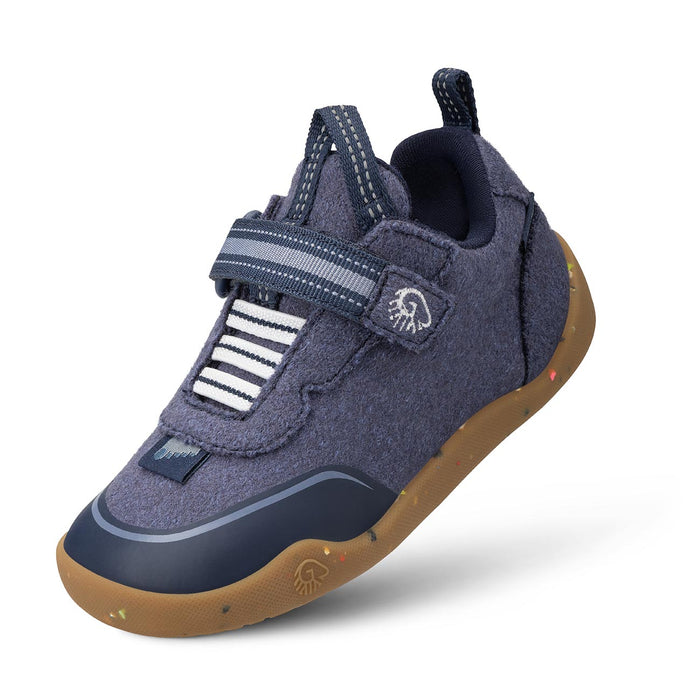 Giesswein Wooly Steps Barfußschuh - ocean blue 540