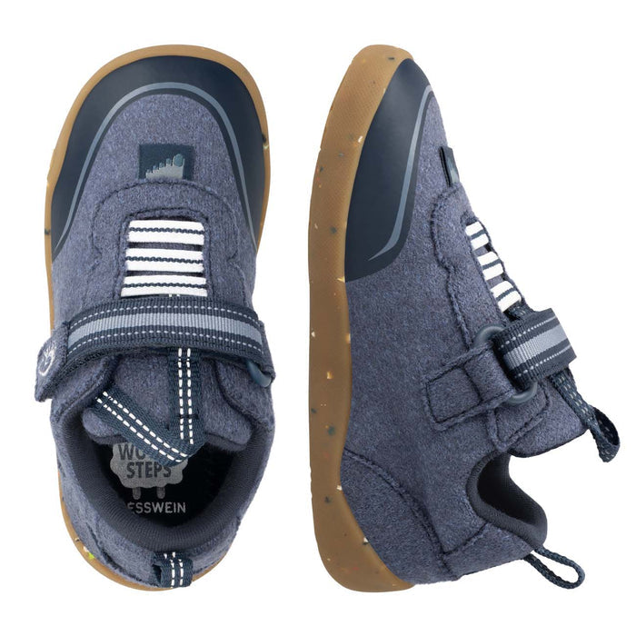 Giesswein Wooly Steps Barfußschuh - ocean blue 540