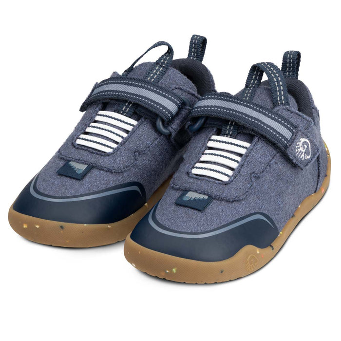 Giesswein Wooly Steps Barfußschuh - ocean blue 540