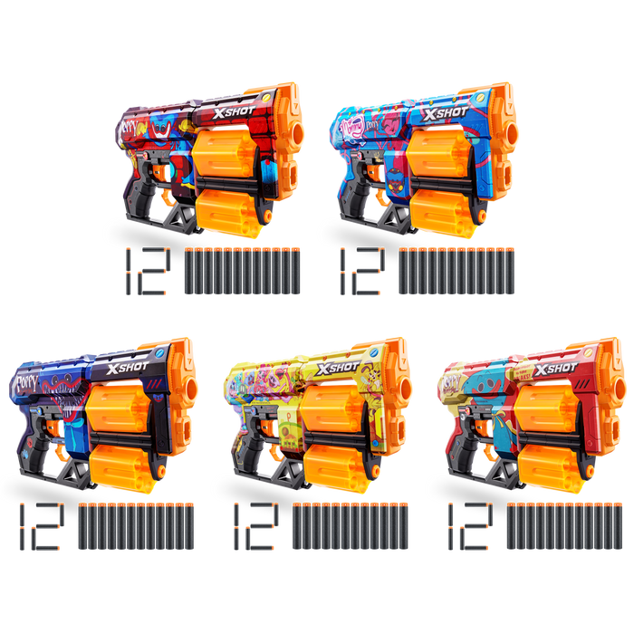 X-Shot Skins Dread Poppy Playtime 12 Darts Series 1