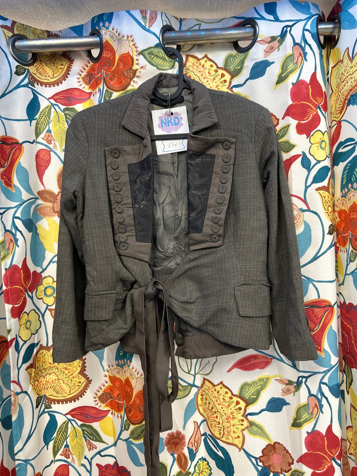 Y2k brown cropped jacket