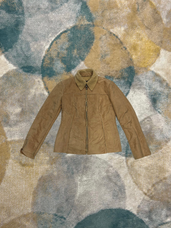 Y2K Gas Jacket with Fluffy Interior