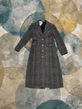 Y2K Grey Long Coat