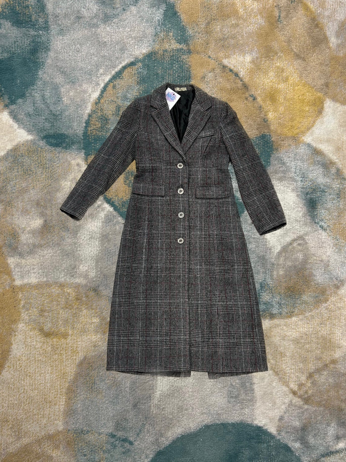 Y2K Grey Long Coat