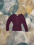 Y2K Pink Black Knit Jacket