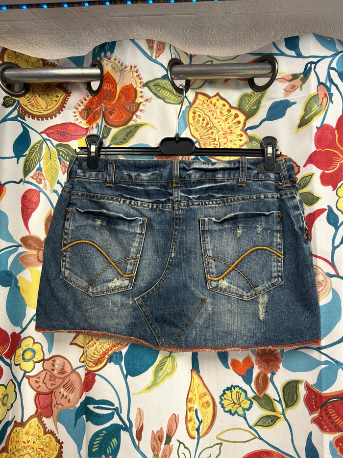 Y2K terranova denim skirt