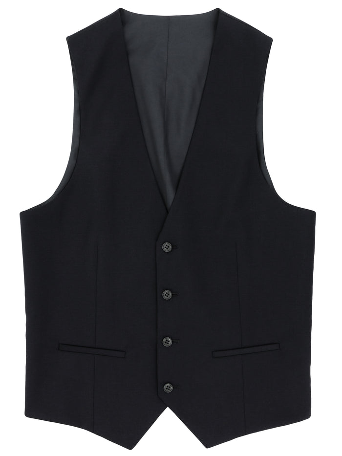 York 5ZS Black Comfort Stretch Waistcoat