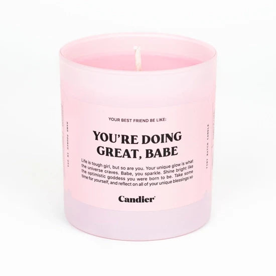 YOU'RE DOING GREAT CANDLE